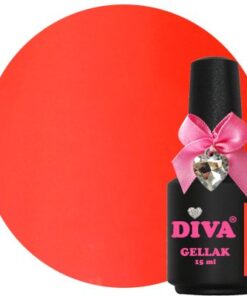 Diva Gellak Coral Orange 15 ml