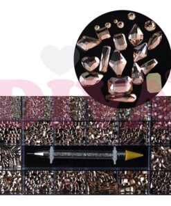 Diva Crystal Rose Gold Box met Tool