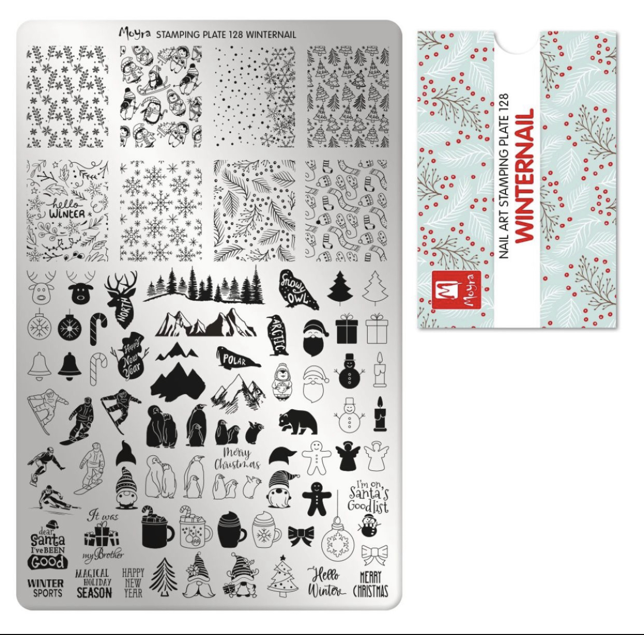 Moyra Stamping Plate 128 Winternail