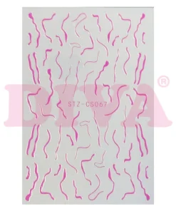 Design Sticker Swirl 125 Pink