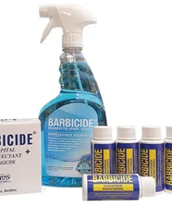 Barbicide desinfectie spray 6 bullets + lege navul spray