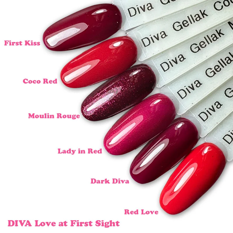 DIVA Gellak Love at First Sight Collection 6x 10 ml - Afbeelding 2