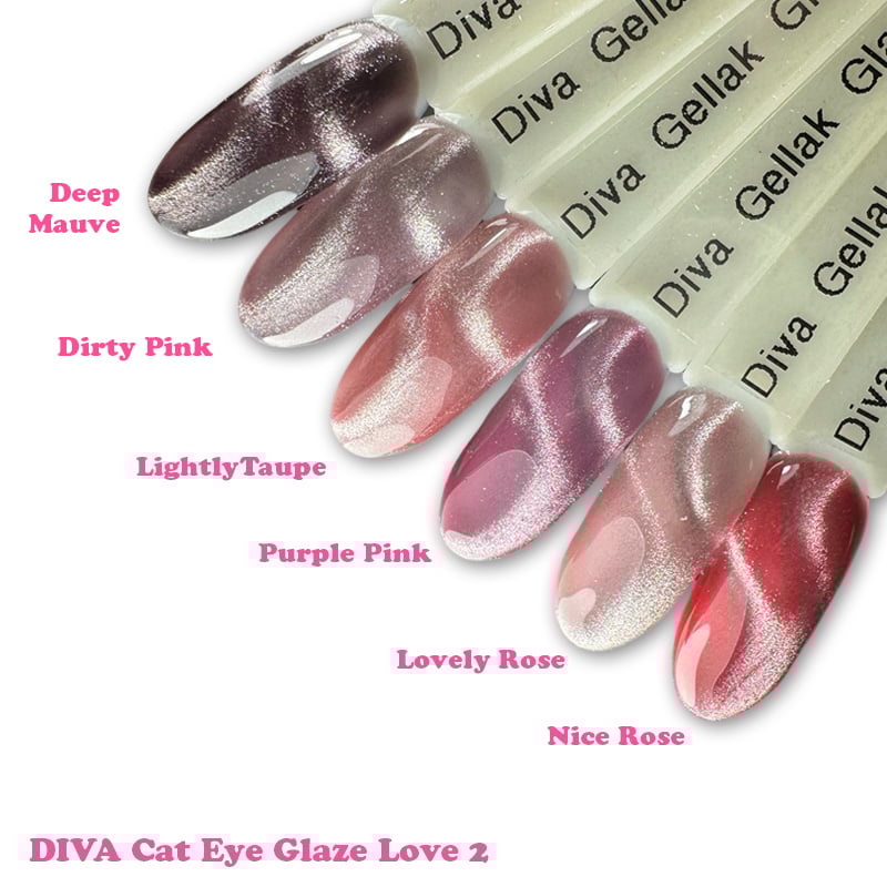 DIVA Gellak Cat Eye Nice Rose 10 ml - Afbeelding 3