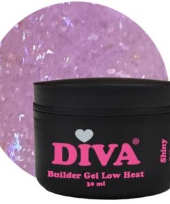 Diva Builder Gel Low Heat Shiny Lilac - Hema Free - 30 ml