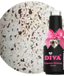 DIVA Topcoat Flaking Fine Copper - No Wipe 15 ml