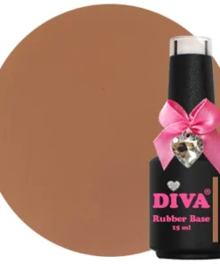 DIVA Rubber Basecoat Taffy Toffee 15 ml