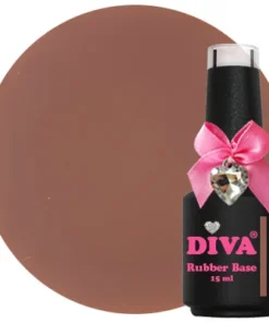 DIVA Rubber Basecoat Cinnamon Glow 15 ml