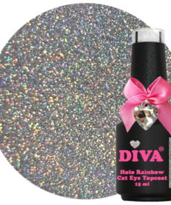 DIVA Holo Rainbow Cat Eye Topcoat 15 ml