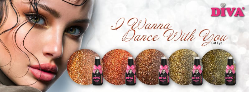 DIVA Gellak Cat Eye Ballet Brown 10 ml - Afbeelding 5