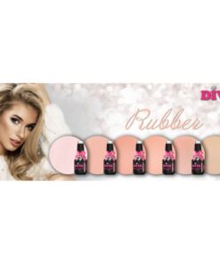 DIVA Rubber Basecoat Classic Collection 6x 15 ml PRO