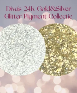 Diamondline Diva 24K Crystal Pigmenten Gold&Silver Set