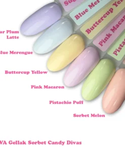 Alternative view of DIVA Gellak Sorbet Candy Divas Collection 6x 6 ml