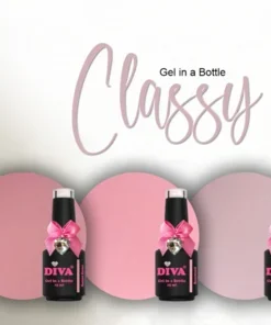 DIVA Gel in a Bottle (BIAB) Classy Collection - 5x 15 ml met gratis Colorpop Stickers