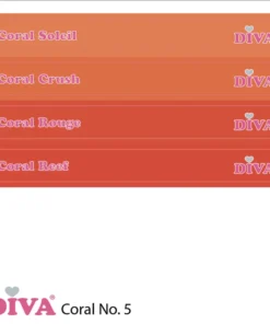 DIVA Colorpop Stickers Coral No. 5
